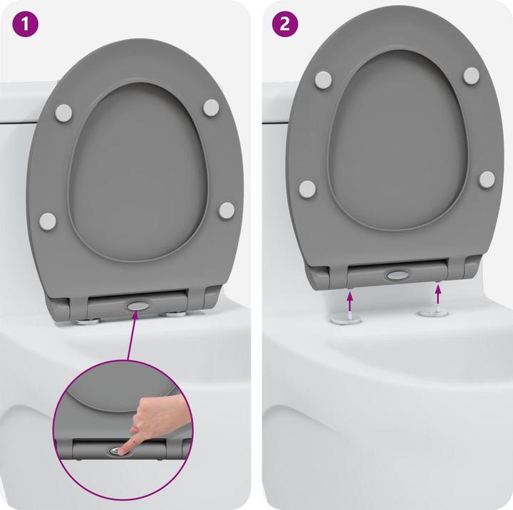 Produktbild vidaXL Toilettensitz