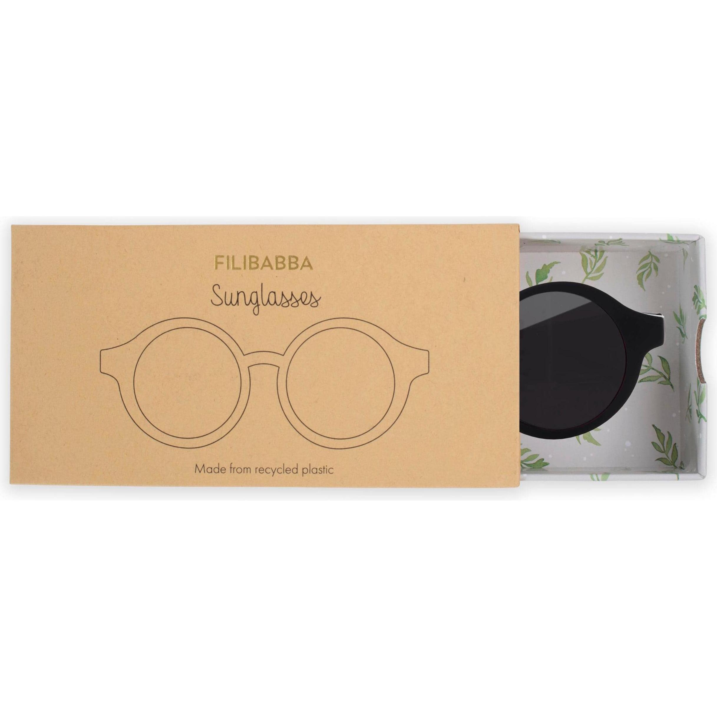 Thumbnail - Filibabba, Jungen, Sonnenbrille, Kindersonnenbrille aus recyceltem Plastik - Black