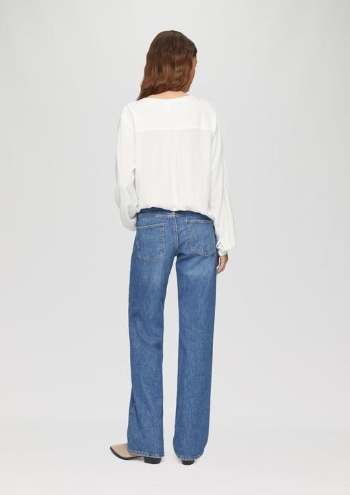 Produktbild s.Oliver Bluse Fliessende Viskose-Bluse mit Raffung (34)