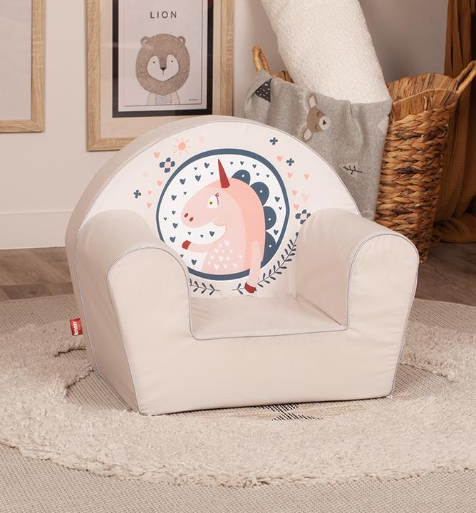 Immagine prodotto Knorrtoys Kindersessel - "Einhorn beige" (Poltrona per bambini)