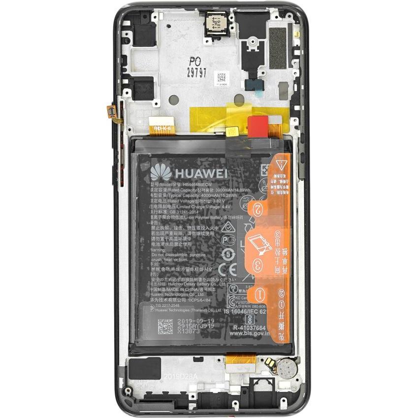 Thumbnail - Huawei Display-Einheit + Rahmen + Akku P Smart Z/Y9 prime black 02352RRF (Akku, Huawei Y9 Prime (2019)), Mobilgerät Ersa...