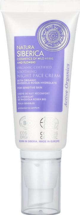 Produktbild Natura Siberica Bio-zertifizierte beruhigende Nacht-Gesichtscreme für empfindliche Haut, 50 ml (50 ml)