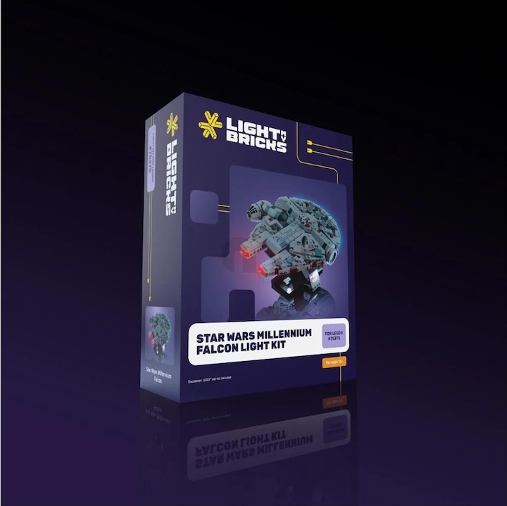 Produktbild Light my bricks LMB 2.0 LED Licht Set für LEGO 75375 Star Wars Millennium Falcon