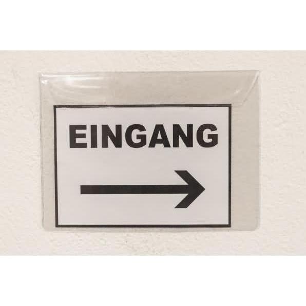Foldersys, Prospektständer, 10 Selbstklebetaschen glatt
