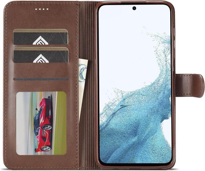 Produktbild LC.Imeeke Galaxy A35 - Leder Etui Hülle dunkelbraun (Samsung Galaxy A35)