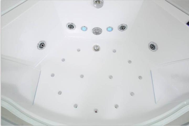 Actual product image Home Deluxe Whirlpool bath with LED light therapy NAUTICA L - 140x140cm (180 l, 140 cm, 140 cm)