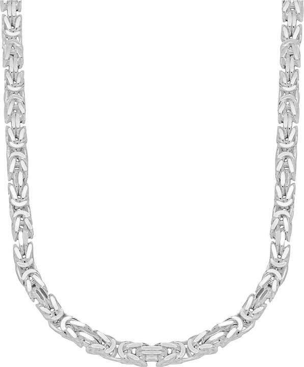 Candy King necklace Heracles 7.7 mm, 925 sterling silver (925 Sterling silver, 65 cm)