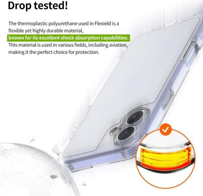 Immagine prodotto Araree custodia Flexield iPhone 16 6.1" przeźroczysty/clear AR20-02101A (Apple iPhone 16)