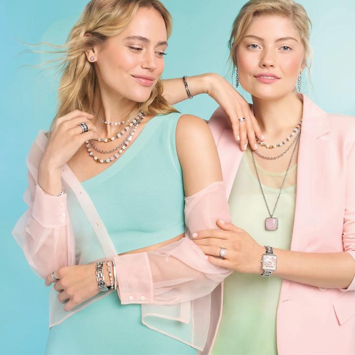 Immagine prodotto Coeur de Lion Cubi e Perle Classic Romantic Bicolore (Acciaio inossidabile, 42 cm)