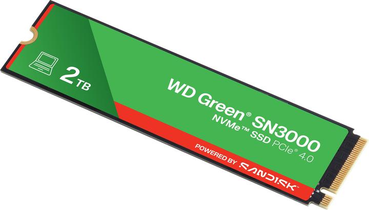 Actual product image WD Green SN3000 powered by SANDISK (2000 GB, M.2 2280)