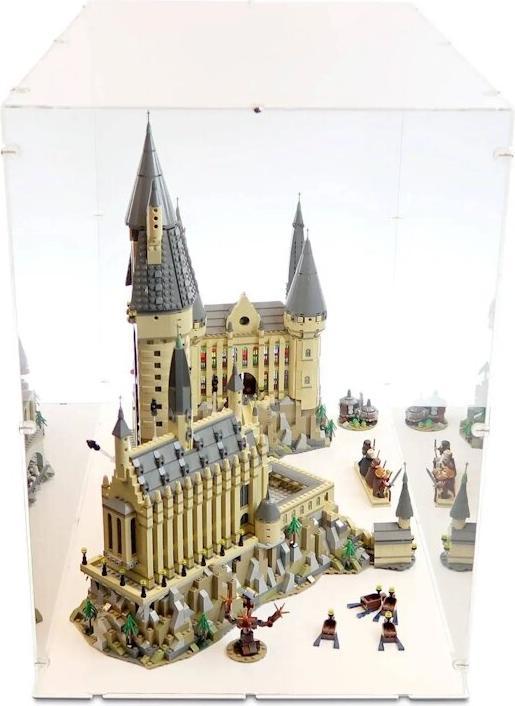 Immagine prodotto iDisplayit Display in acrilico per LEGO® 71043 Harry Potter Castello di Hogwarts (con base bianca)