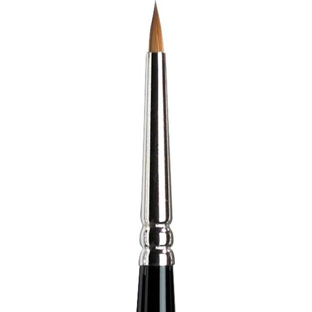 Winsor & Newton, Schreibstifte, Kolinsky sable brush series 7 miniature No. 3 (Schwarz, 1 x)