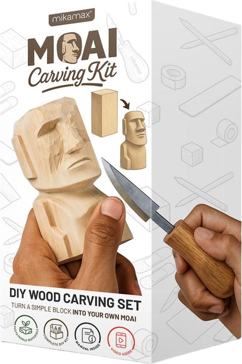 Image du produit Mikamax - Moai Wood Carving Kit