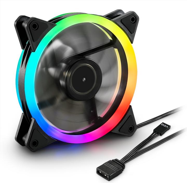 Actual product image Sharkoon Shark Blades RGB (120 mm, 1 x)