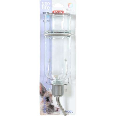 Thumbnail - Zolux Neolife Drinkfles Glas Konijn - 350 Ml, Futternapf