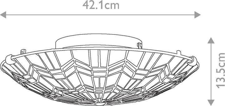 Actual product image Elstead Lighting Alcott ceiling light E27 2-fold 14cm Valiant Bronze (E27)