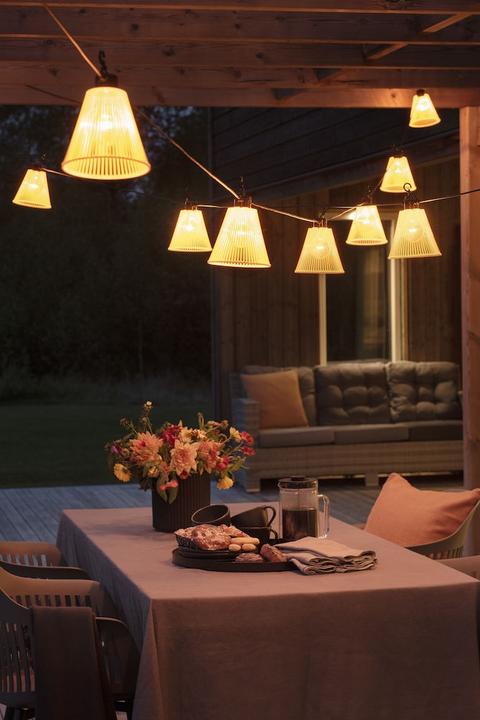 Actual product image Konstsmide LED Beer Garden Chain 10 flg BasicSet (20 m)