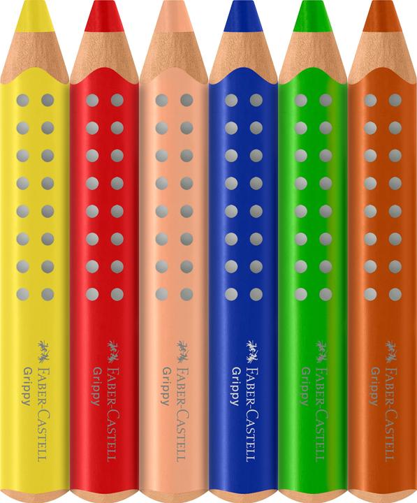 Produktbild Faber-Castell Wachsmalstift Grippy (6x)