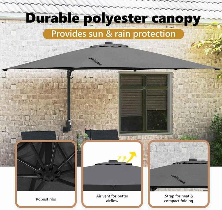 Actual product image vidaXL Garten-Sonnenschirm (2.48 m)