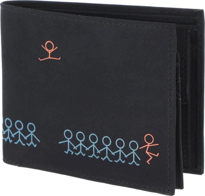 Jumping Jack Print Cyan Black