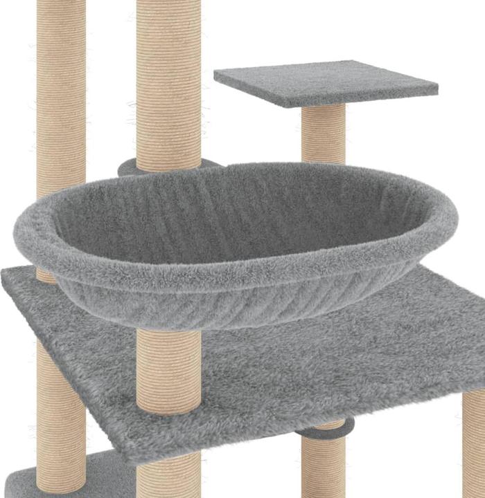 Actual product image vidaXL Kratzbaum (141 cm, Light grey)