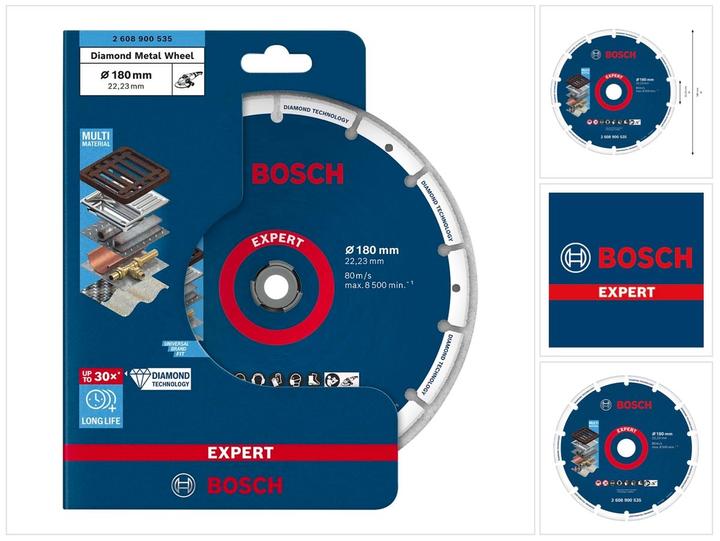 Produktbild Bosch Professional Zubehör EXPERT Diamond Metal Wheel Trennscheibe, 180 x 22,23 mm