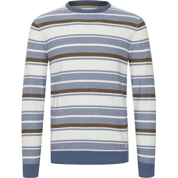 Blend, Damen, Pullover, pullover, gestreift, damen, Blau, (XXL)
