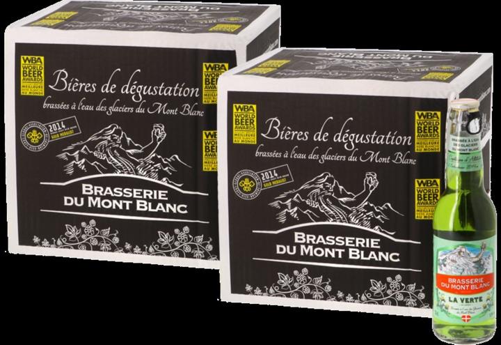 Image du produit Brasserie du Mont Blanc Verte du Mont Blanc au Genepi (12 x 33 cl)