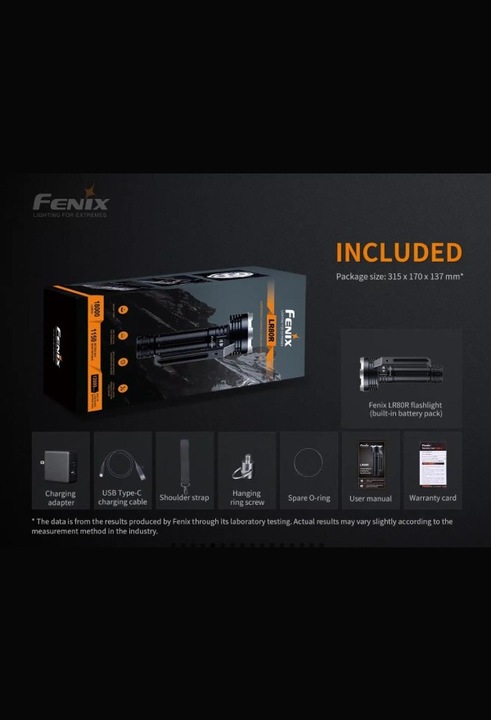 Produktbild Fenix LR80R (25.90 cm, 18000 lm)