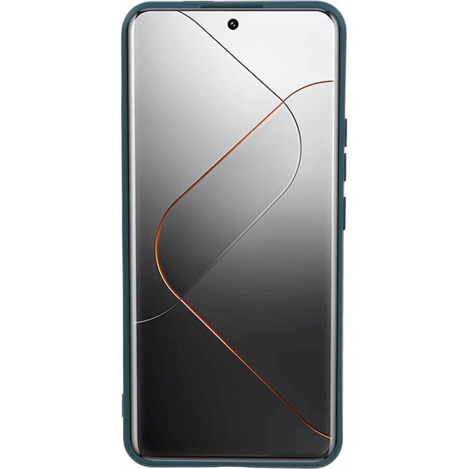 Thumbnail - Cover-Discount Xiaomi 14 Pro - Silikon Gummi Hülle dunkelgrün (Xiaomi 14 Pro), Smartphone Hülle, Grün