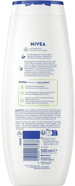 Produktbild NIVEA Peach & Apricot Seed Oil Pflegedusche (500 ml)