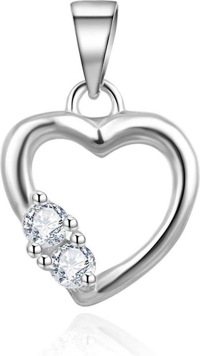 Image du produit Beneto Silver heart pendentif AGH672 (L)