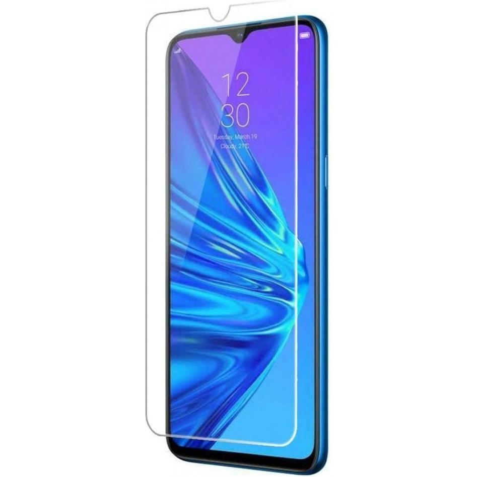 Screenguard Realme 5 Panzerglas Schutzfolie Case Friendly Design (Realme 5), Smartphone Schutzfolie, Transparent