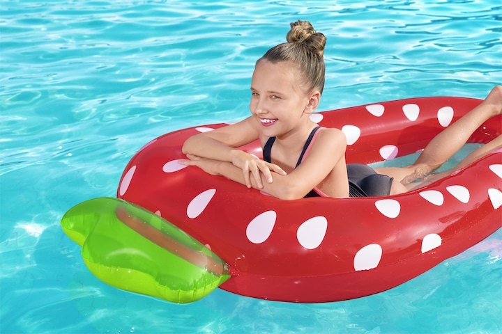 Produktbild Bestway Aufblasbare Netzmatratze Strawberry 178 x 103 cm 43644