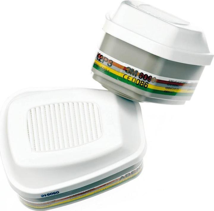 Produktbild 3M -Gasfilter/Kombifilter 6099 A2B2E2K2Hg P3R + Formaldehyd (Pack mit 2 St) (Atemschutzmaske Ersatzfilter)