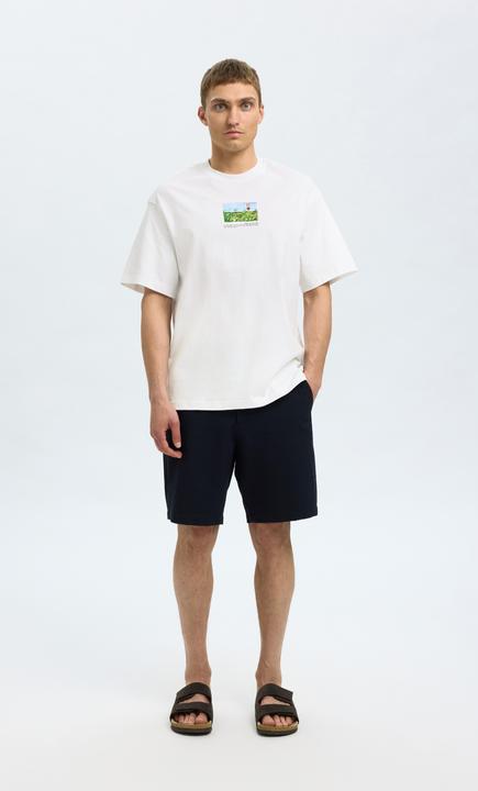 Produktbild Selected Print T-Shirt mit Rundhalsausschnitt (M)