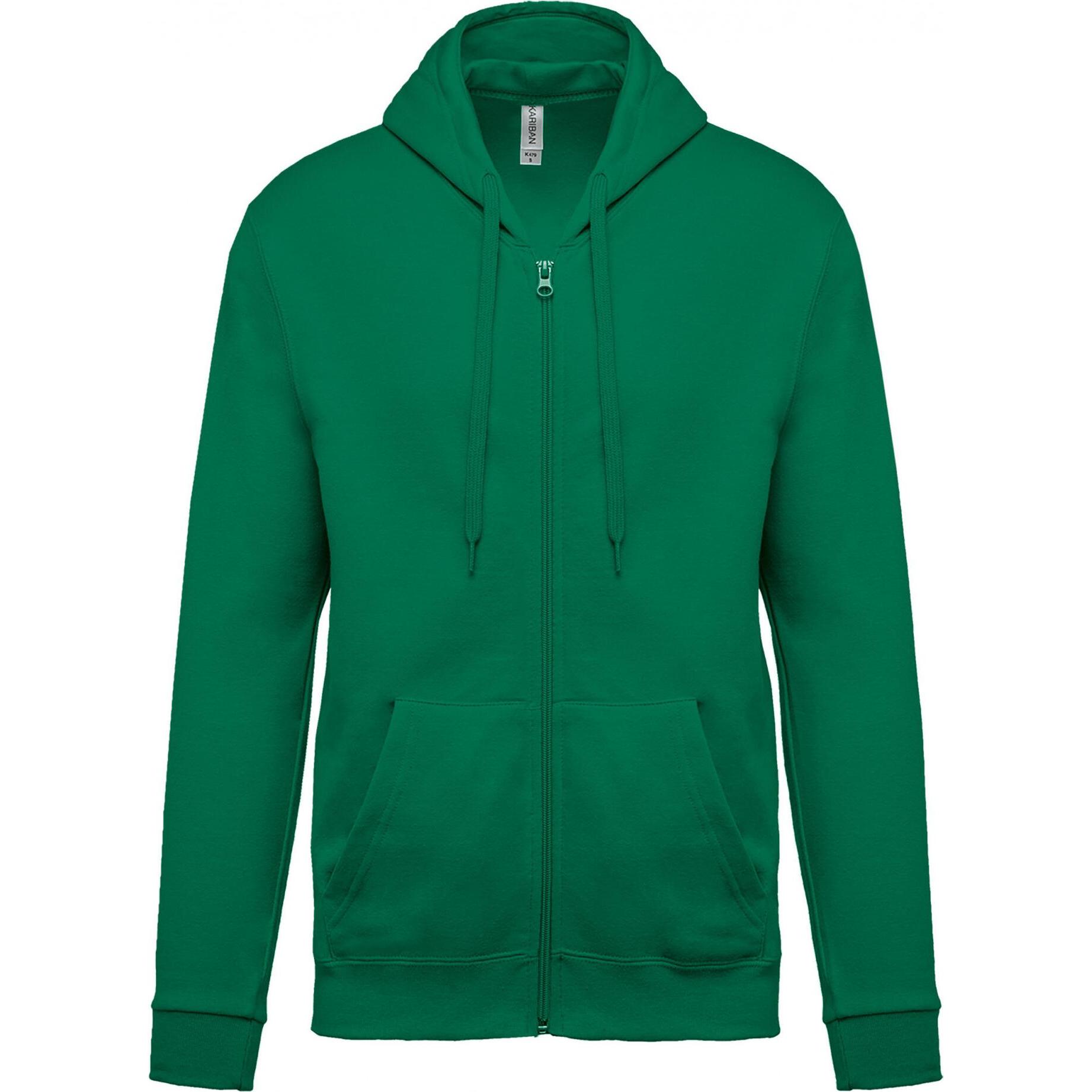Kariban, Pullover, Kapuzenjacke, Grün, (3XL)