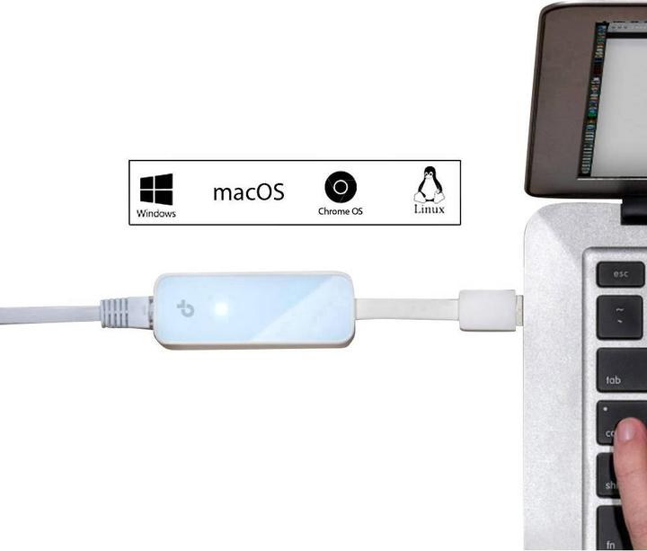 Produktbild TP-Link Ue200 (USB 2.0, RJ45 (1x))