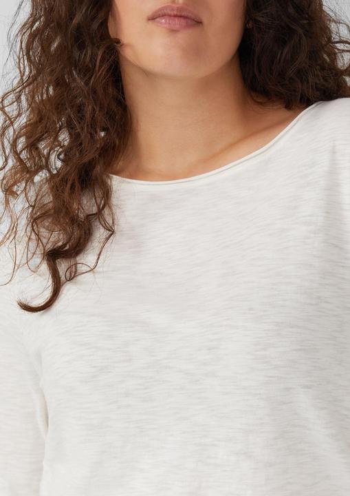 Produktbild S.Oliver T-Shirt Shirt mit Flammgarnstruktur und 3/4-Ärmeln (54)