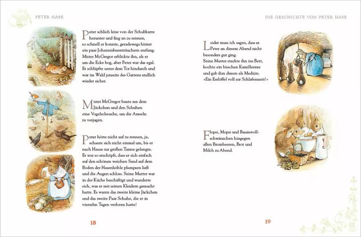 Actual product image Peter Hase Sämtliche Abenteuer (German, Beatrix Potter, Kim Landgraf, 2014)