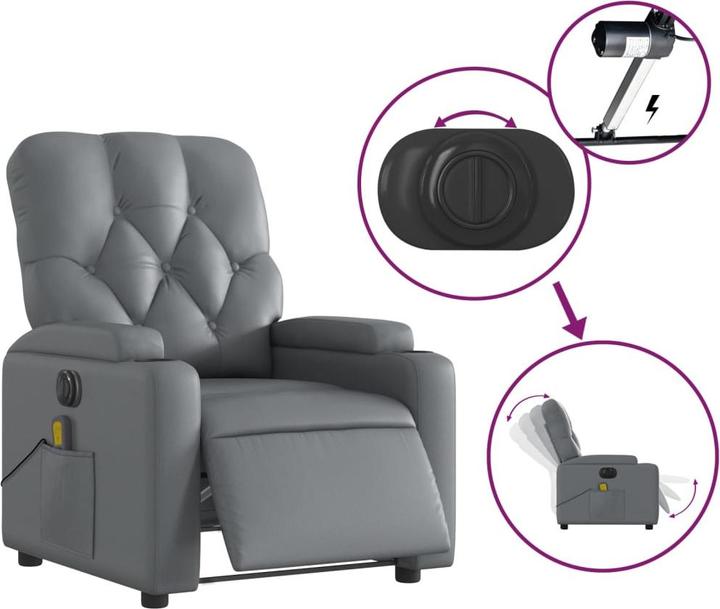 Image du produit vidaXL elektrischer Massagesessel