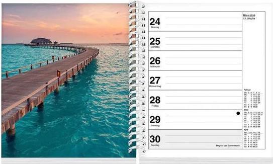 Actual product image Sea Magic Photo Calendar 2025 (17 x 20 cm)