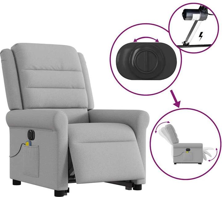 Image du produit vidaXL Massagesessel mit Aufstehhilfe