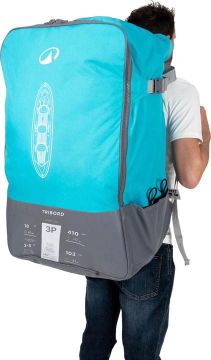 Produktbild Tribord Inflatable canoe kayak 2/3 person - 100+ Blue (3 Pers.)
