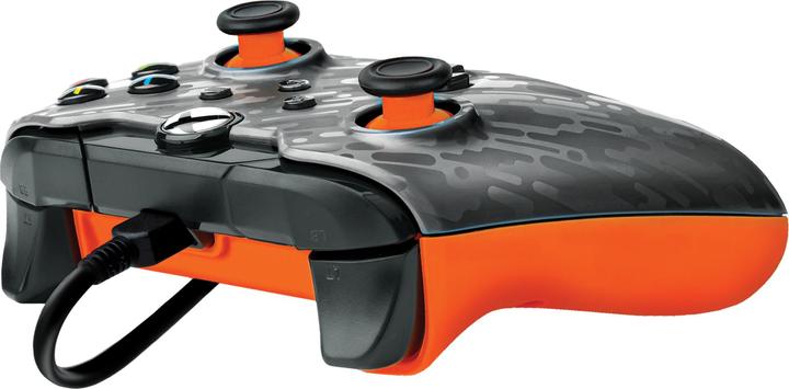 Actual product image PDP Controller wired Atomic Carbon XBOX Series X (Xbox Series X, Xbox Series S, Xbox One S, Xbox One X, PC)