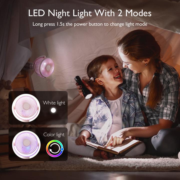 Immagine prodotto Momcozy Tragbarer Kinderwagenventilator PNK