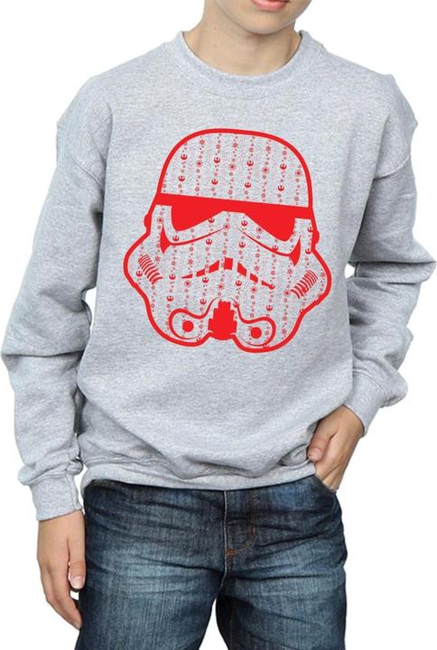 Image du produit Star Wars - Sweat CHRISTMAS STORMTROOPER HELMET - Garçon (128)