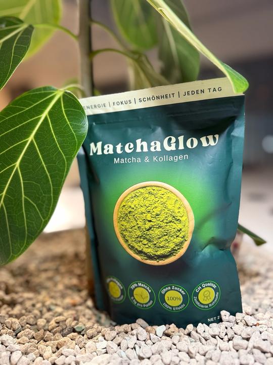 Image du produit MatchaGlow Ceremonial Matcha et collagène (250 g)