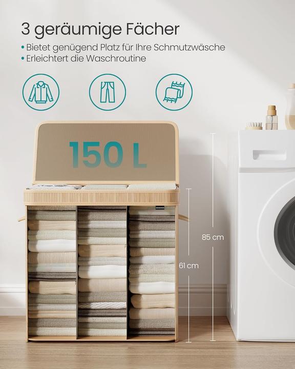 Image du produit Songmics Panier à linge (150 l)
