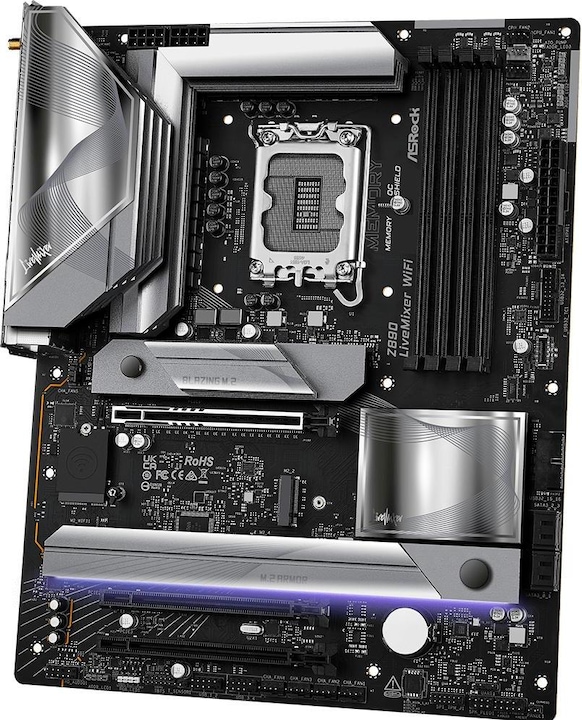 Image du produit AsRock Z890 LiveMixer WiFi Intel DDR5 S1851 (LGA 1851, Intel Z890, ATX)